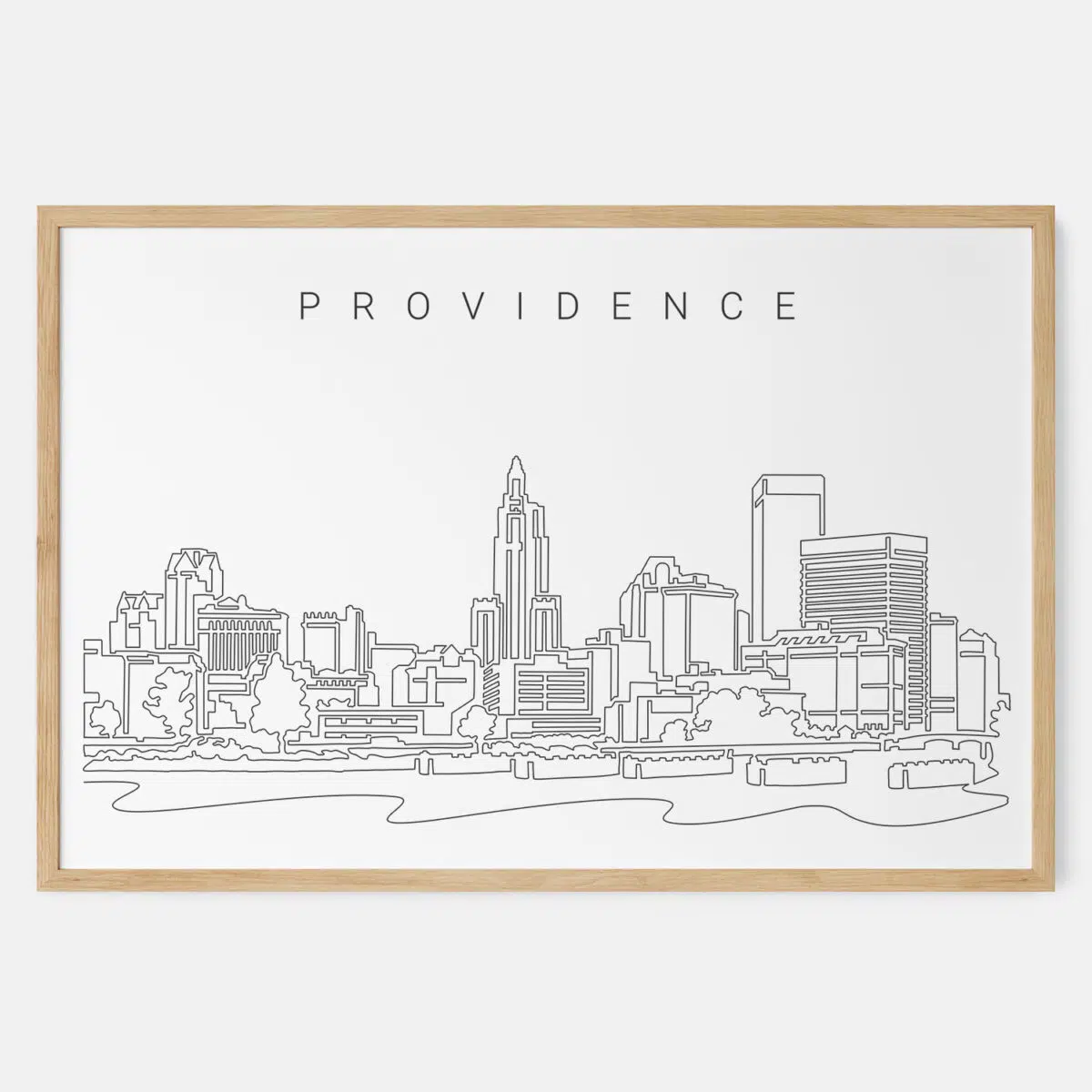 Framed Providence Art print - Landscape - Main