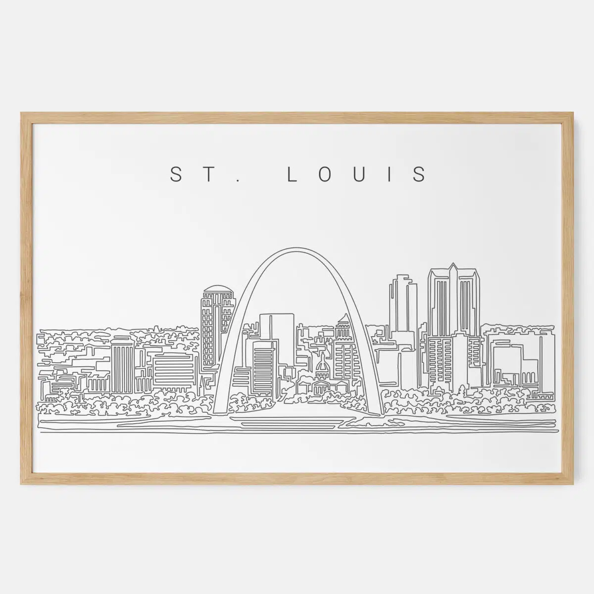 Framed St. Louis Art print - Landscape - Main