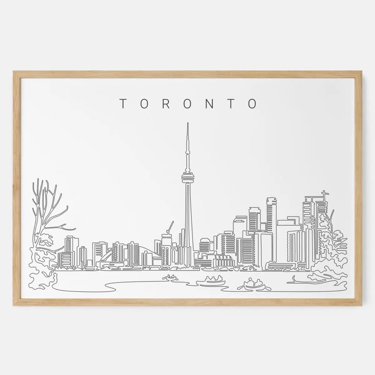 Toronto Skyline Art Print