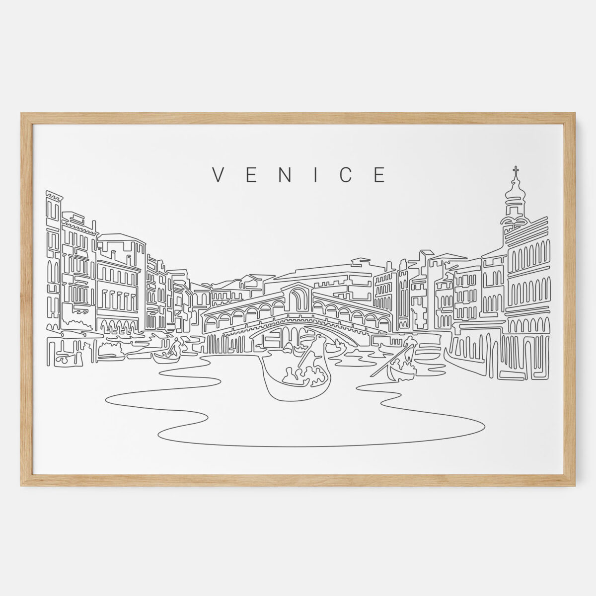 Framed Venice Italy Art print - Landscape - Main