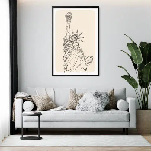 Statue of Liberty Art Print for Living Room