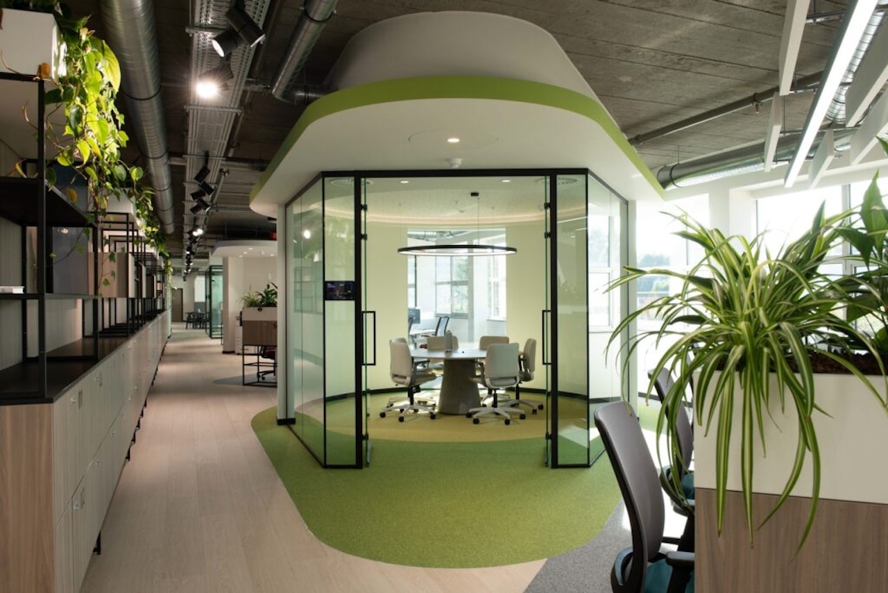 color psychology in the office workplace green corporate office